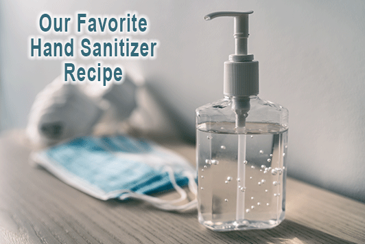 Making own on sale hand sanitizer