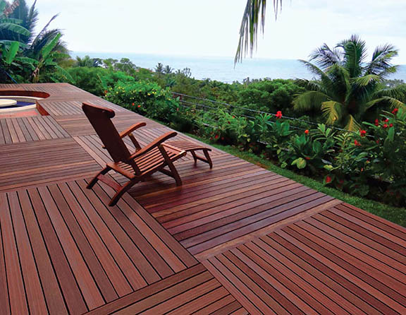 Batu seaside deck